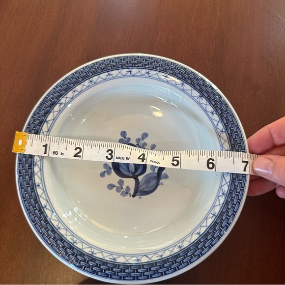 2 : Royal Copenhagen Denmark Handpainted Tranquebar Blue Soup Cereal Bowl - Picture 7 of 8